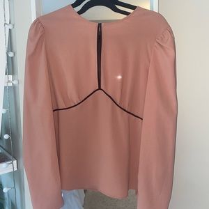 Pink blouse with cutouts!